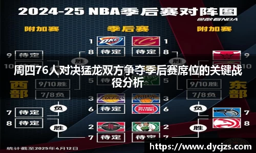 周四76人对决猛龙双方争夺季后赛席位的关键战役分析